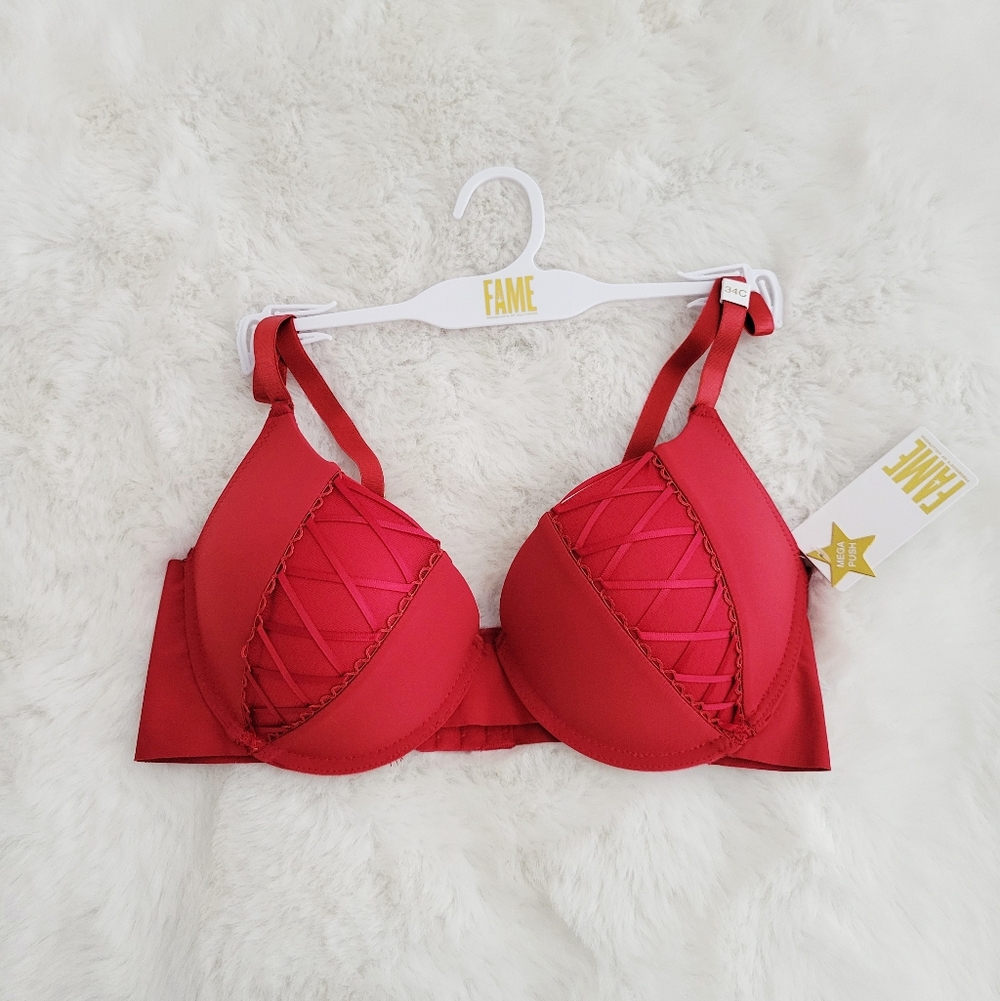 ❣️FREDERICKS OF HOLLYWOOD MEGA PUSH UP BRA SIZE 34C